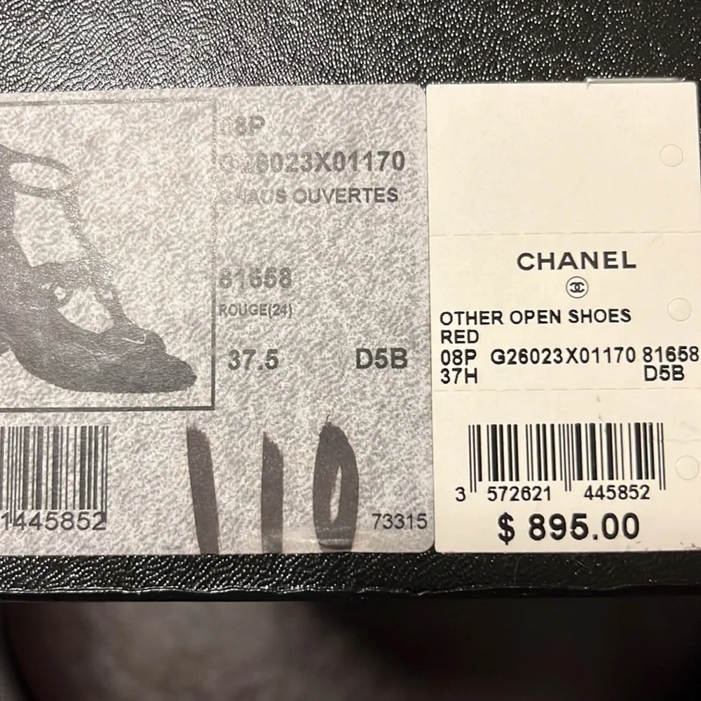 AUTHENTIC CHANEL Strappy Sandal Heels - Picture 7 of 10